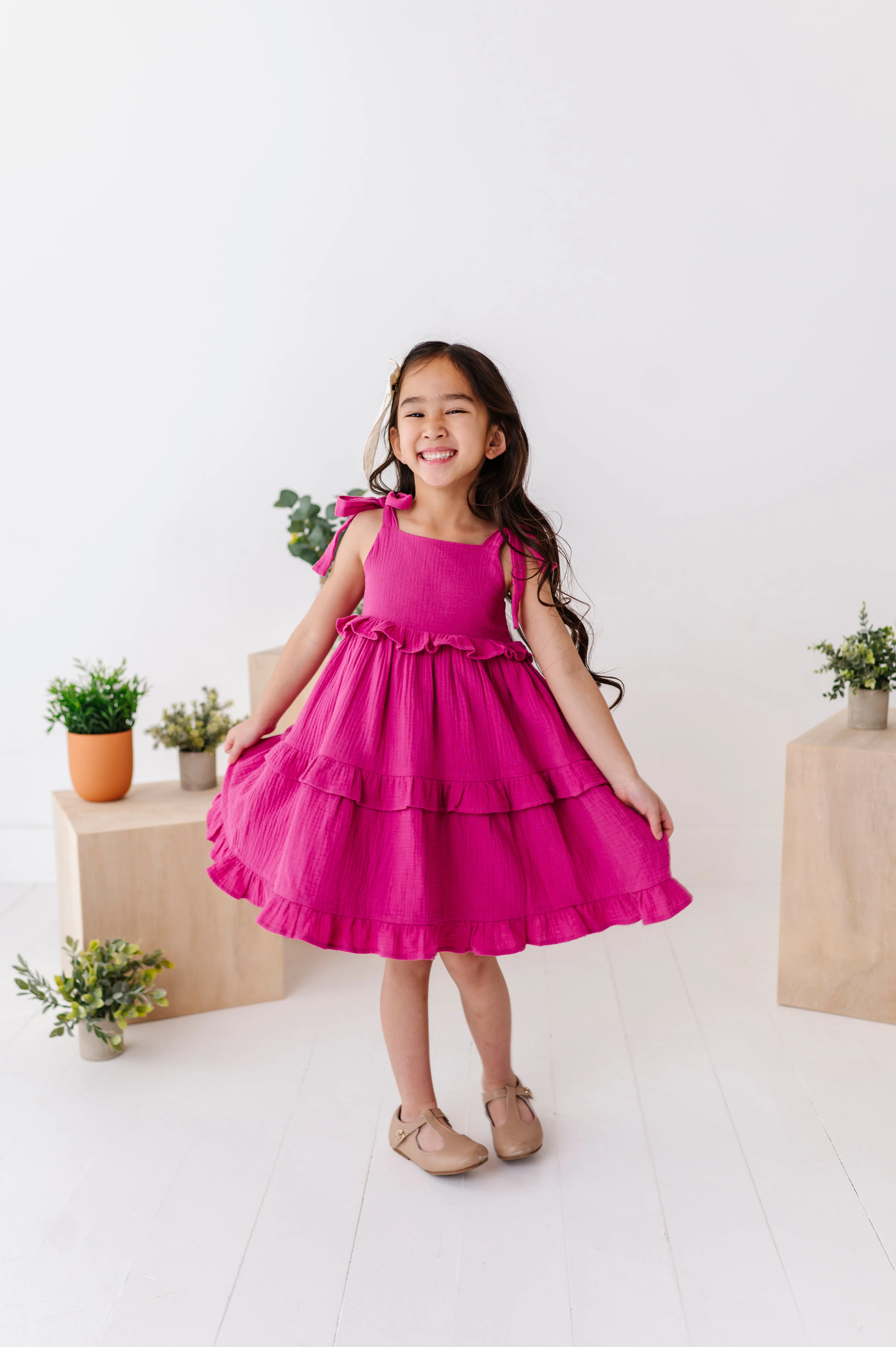 Violet Tulip | Ruffle Strappy Twirl Dress