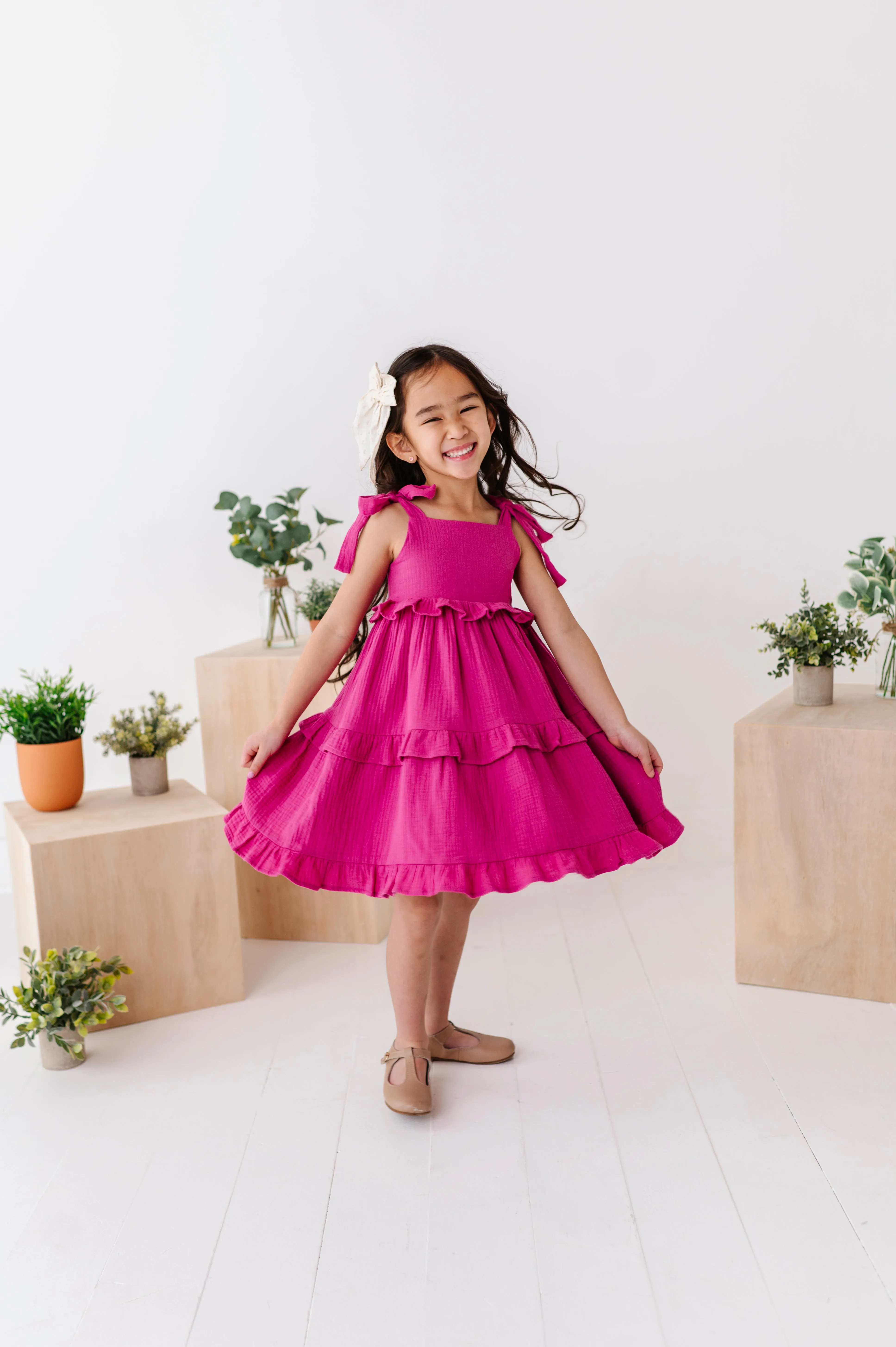 Violet Tulip | Ruffle Strappy Twirl Dress