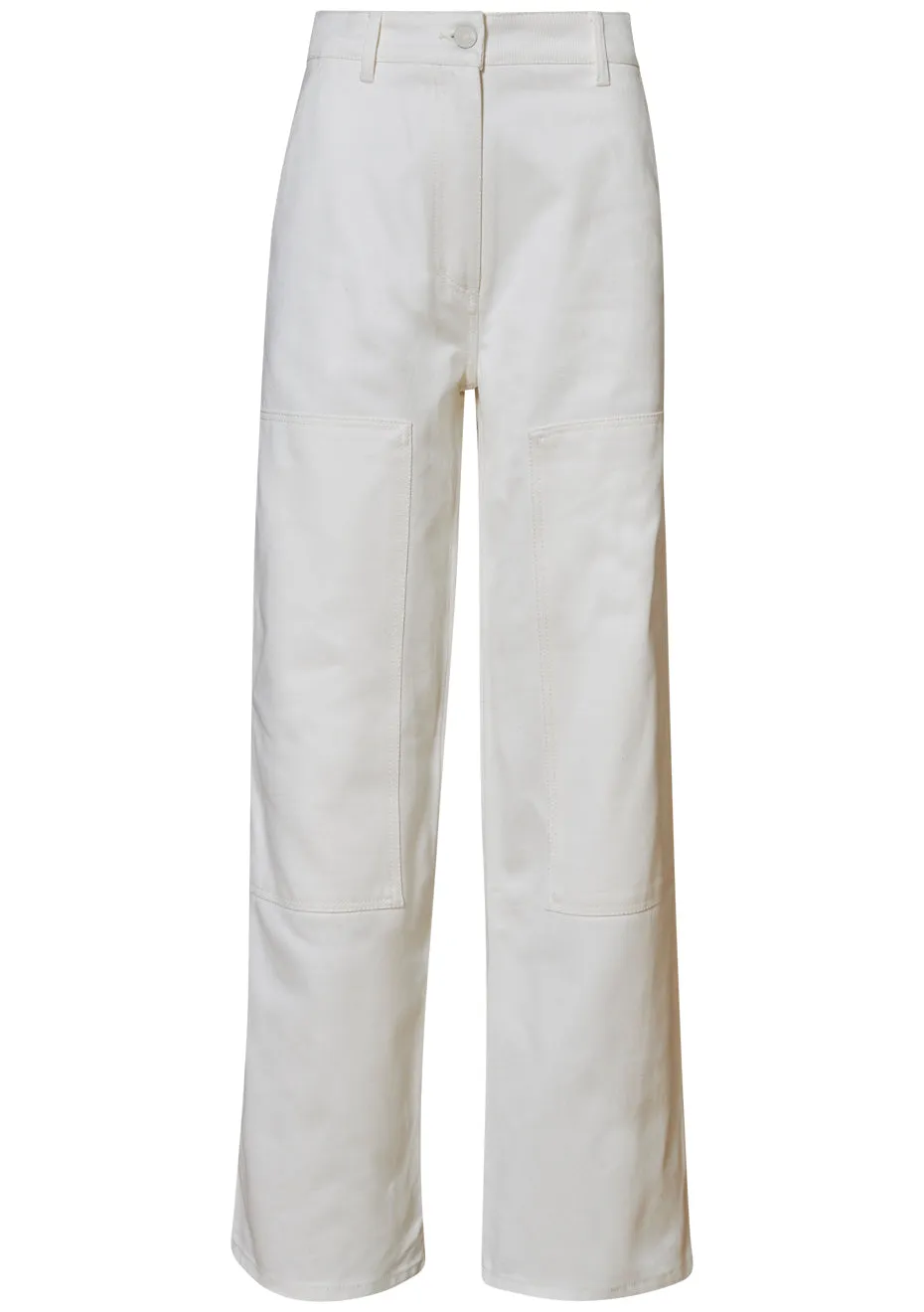 Virginia Denim Trousers White