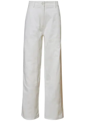 Virginia Denim Trousers White
