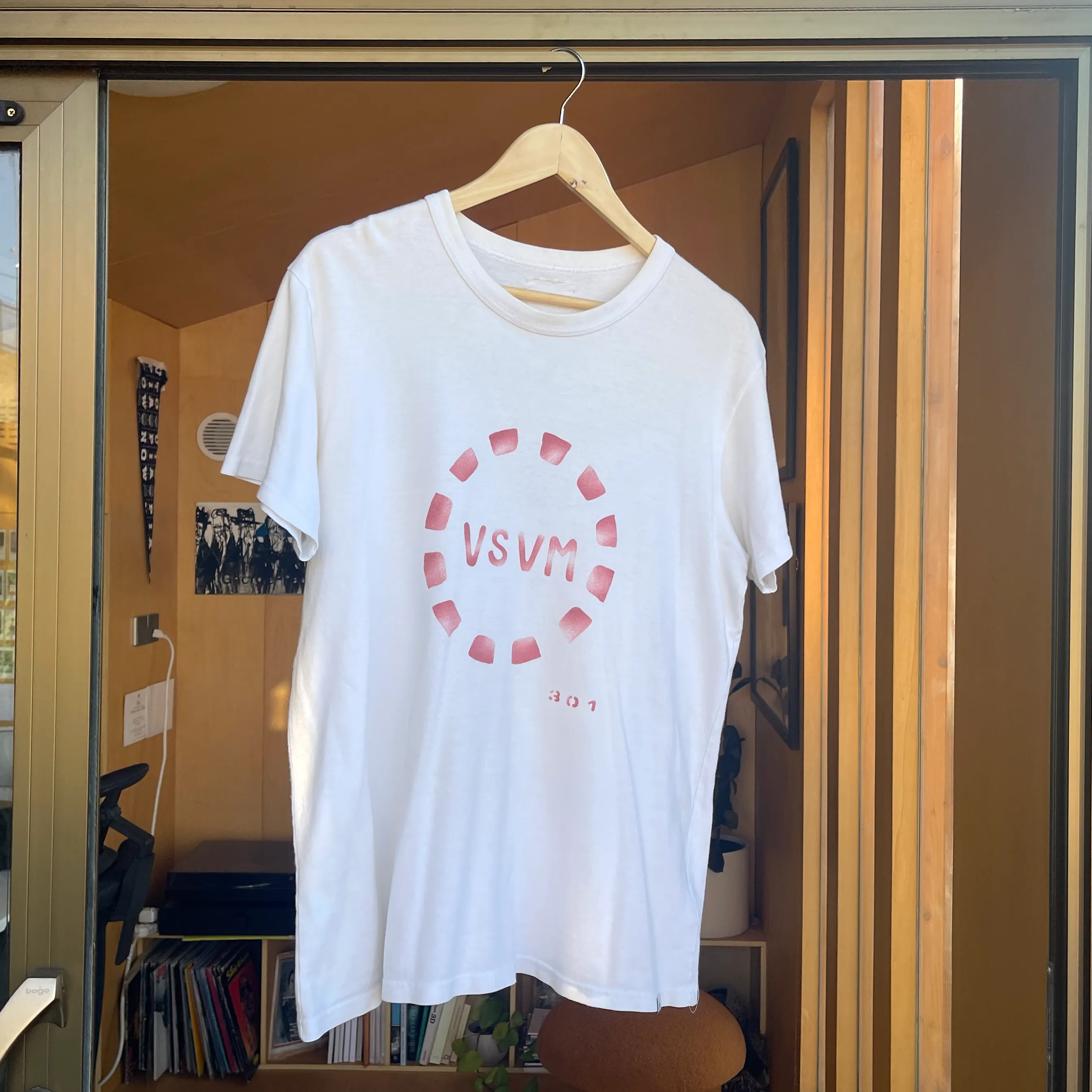 Visvim Graphic Print White T-Shirt (Men's M/L)