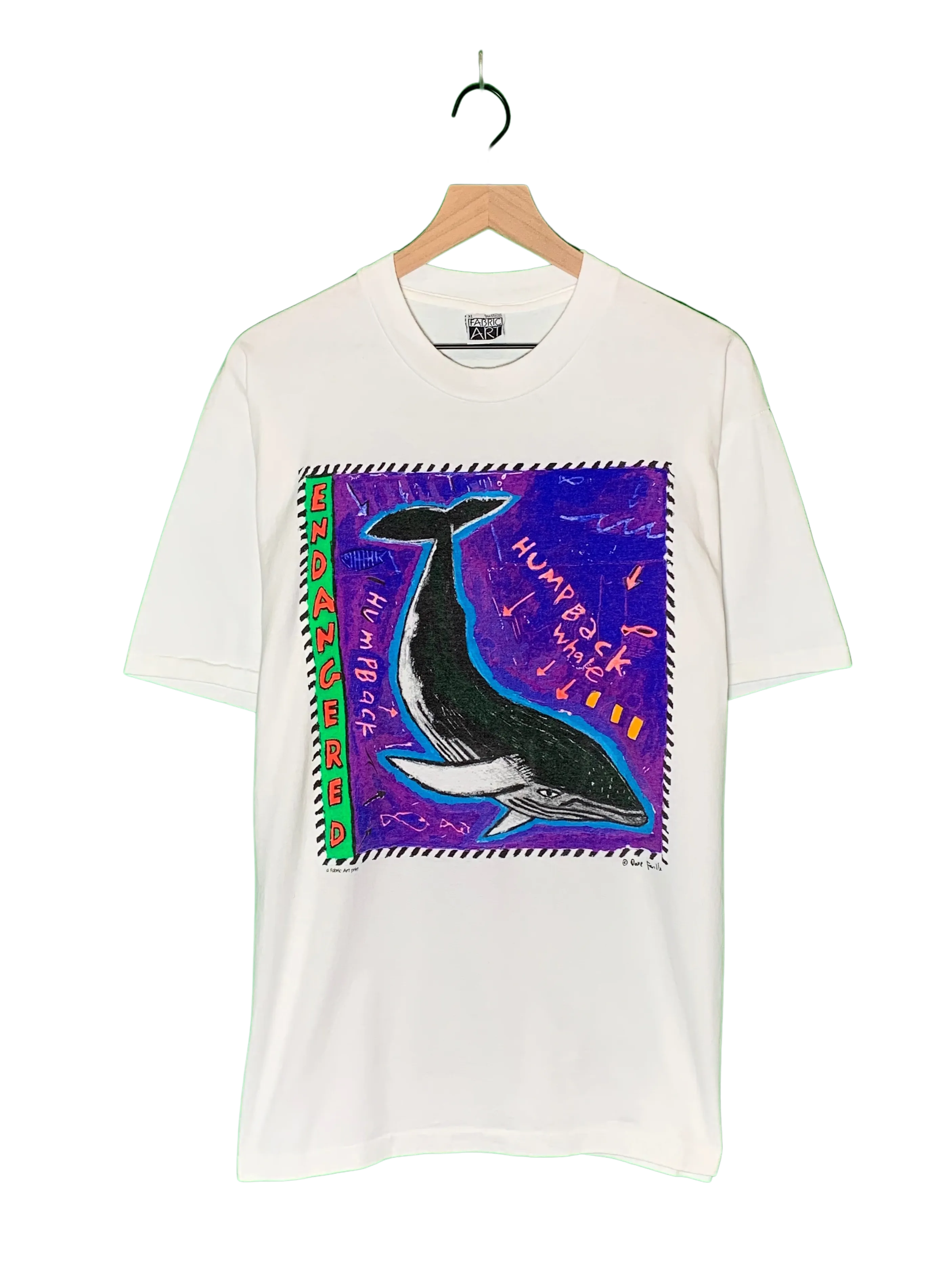 VTG Endangered Humpback Whale Art Tee (L and XL)