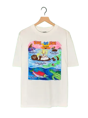 VTG Ocean Live & Let Live Art Tee (L)