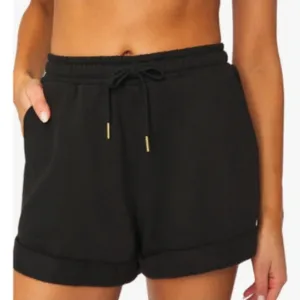 WeWoreWhat,NWT Pull On Shorts, Black, Small