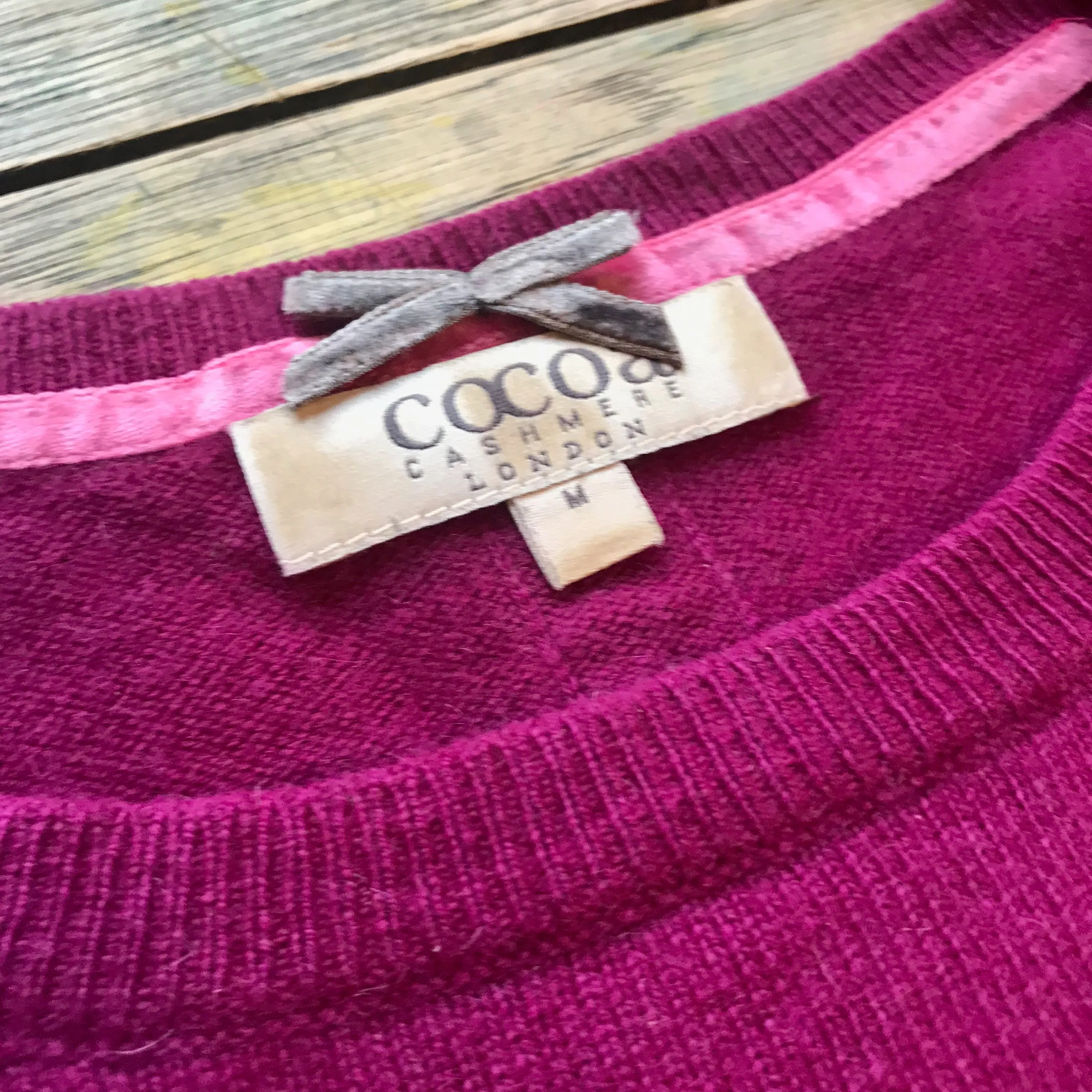 'whatever doesn't kill you makes you bitter' cashmere jumper