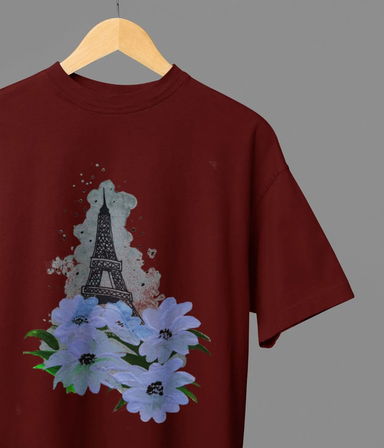 Whispers Of Paris - Oversized Classic T-Shirt - Dark