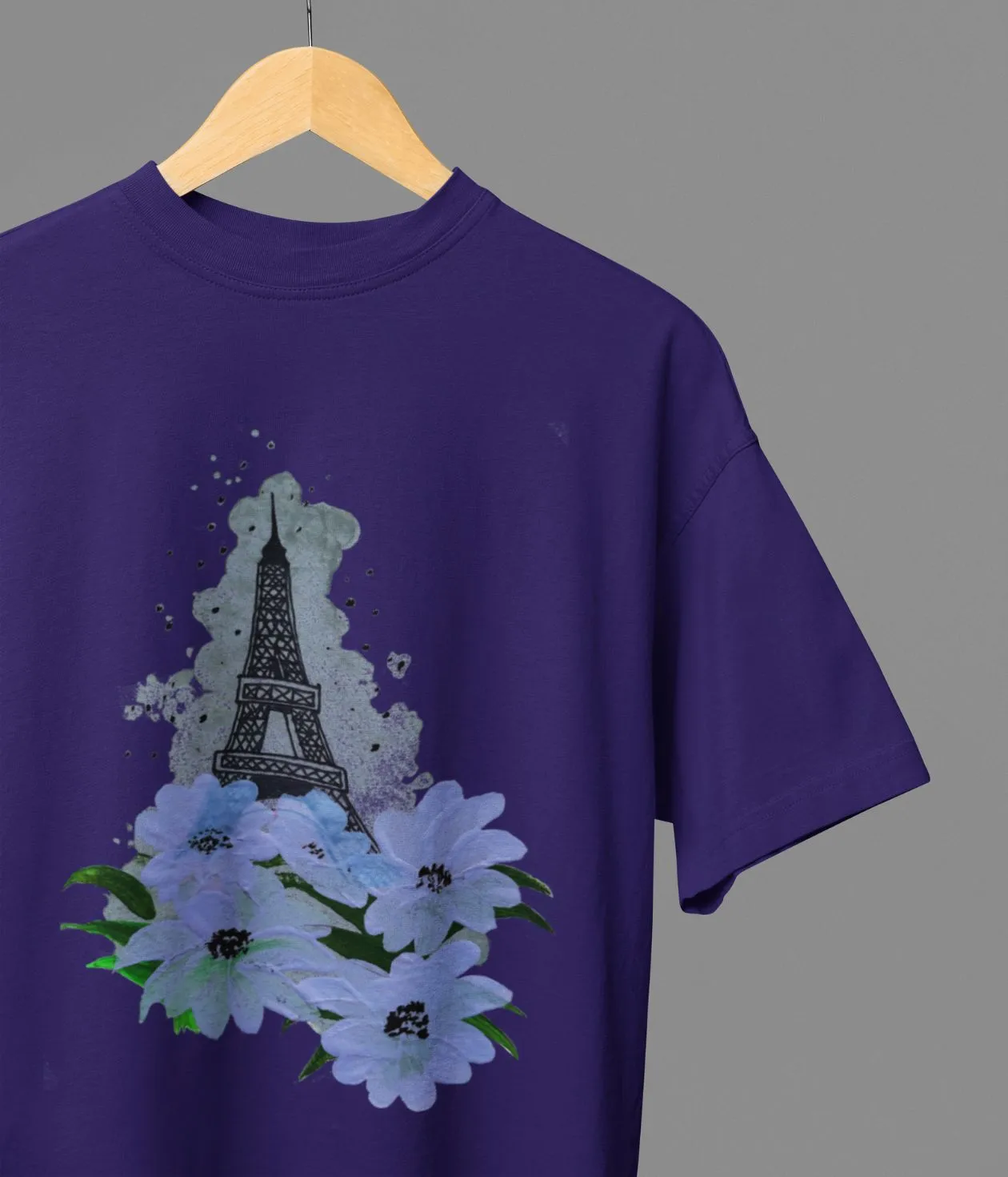 Whispers Of Paris - Oversized Classic T-Shirt - Dark