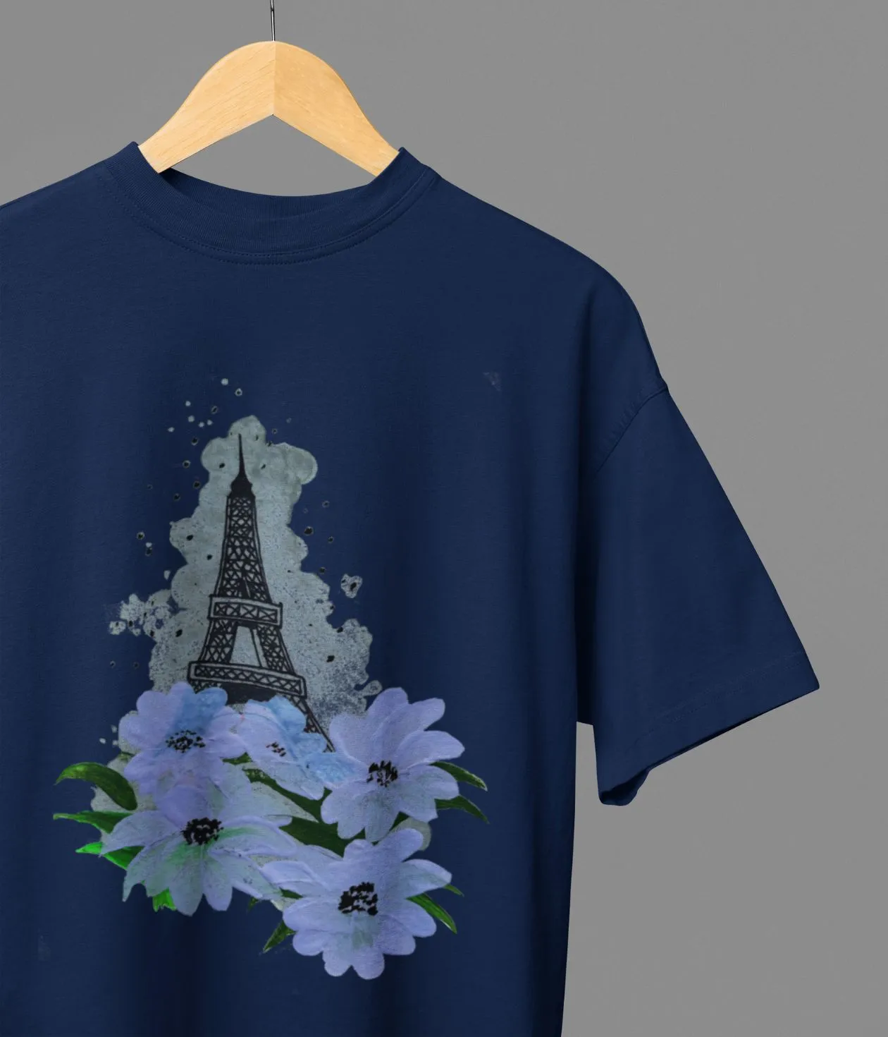 Whispers Of Paris - Oversized Classic T-Shirt - Dark