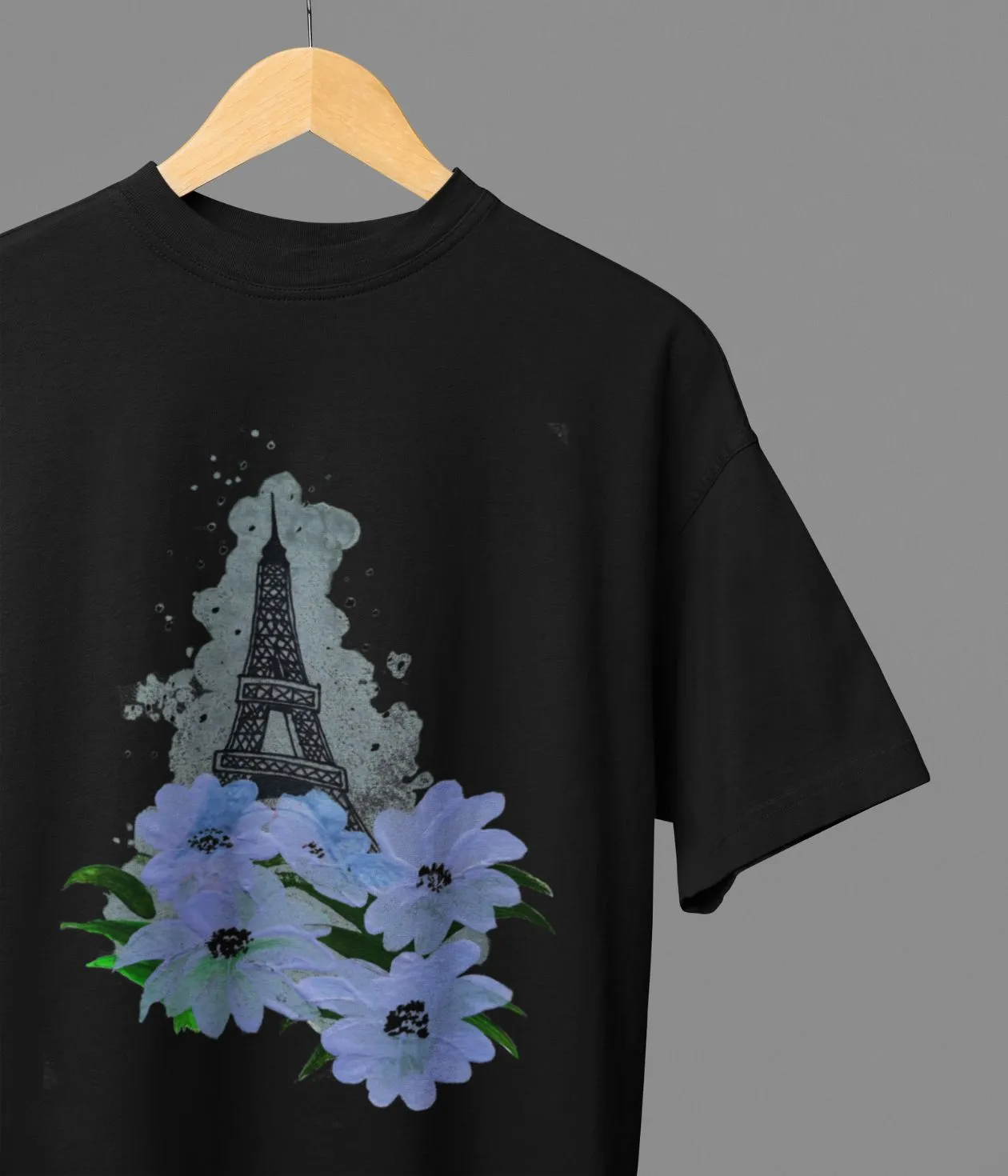 Whispers Of Paris - Oversized Classic T-Shirt - Dark