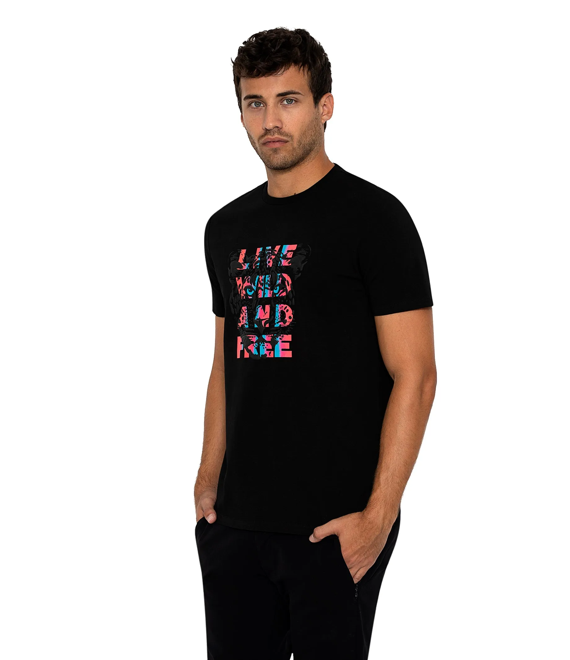 WILD BLACK T-SHIRT