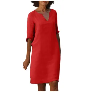 WINONA | SUMMER DRESS WITH V-NECK