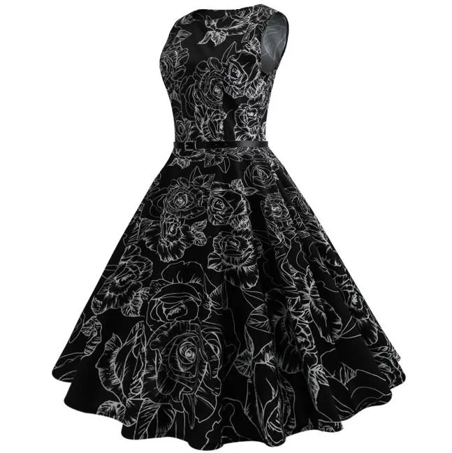 Women Vintage Summer Prom Dresses 1950s