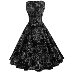 Women Vintage Summer Prom Dresses 1950s