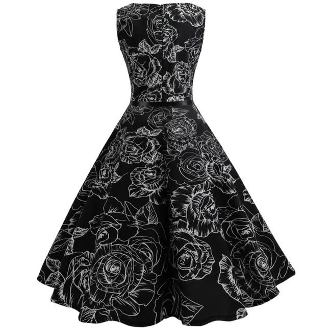 Women Vintage Summer Prom Dresses 1950s