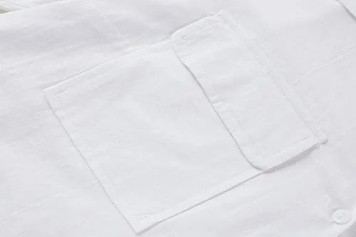 Women's Button Down Roll Up Sleeve Blouse