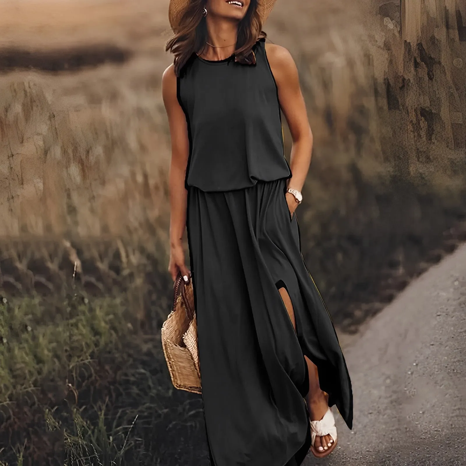 Women's Elegant Colorful Dress - Stylish Design for Any Occasion