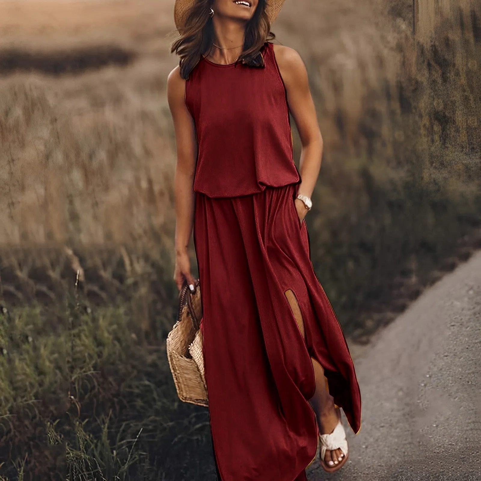 Women's Elegant Colorful Dress - Stylish Design for Any Occasion
