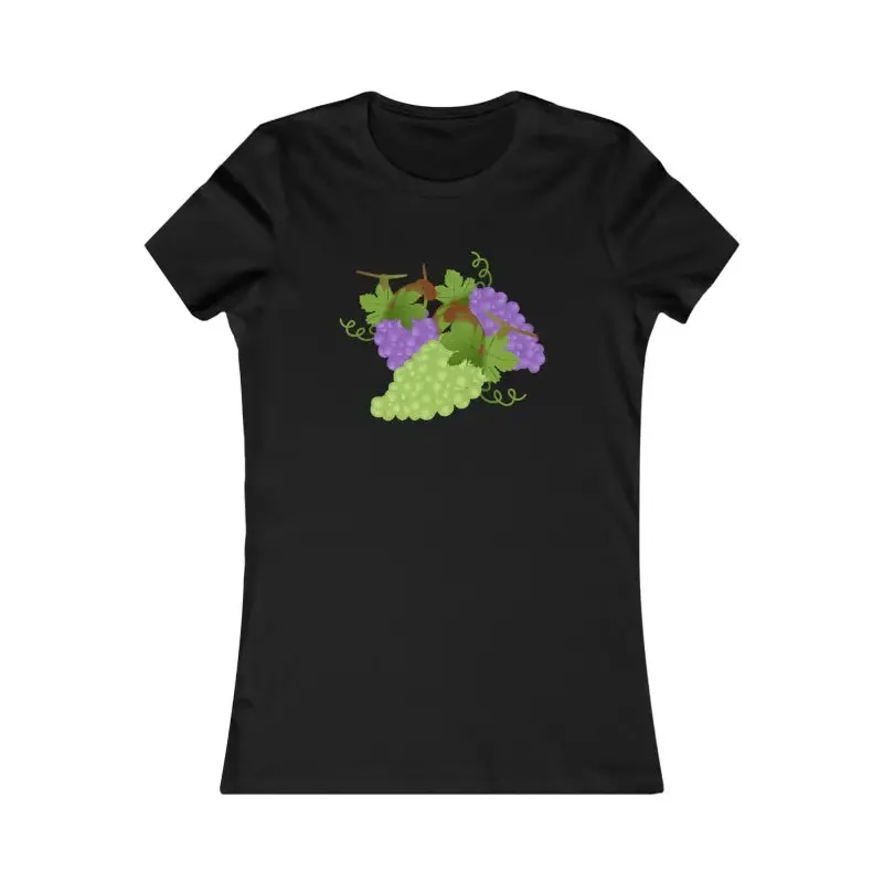 Womens Favorite Tee Vibrant Grapes Chic t Shirt