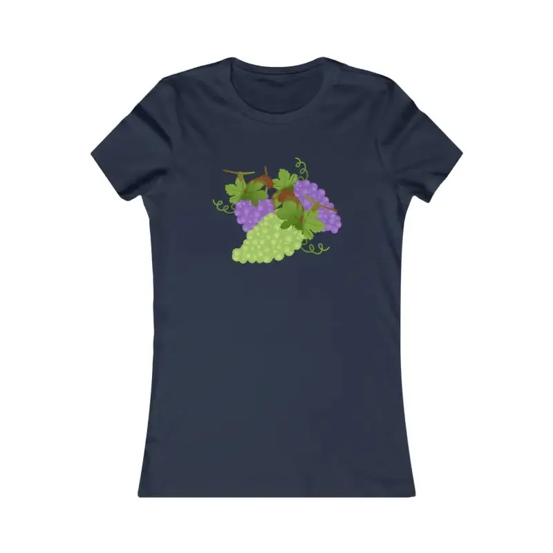 Womens Favorite Tee Vibrant Grapes Chic t Shirt