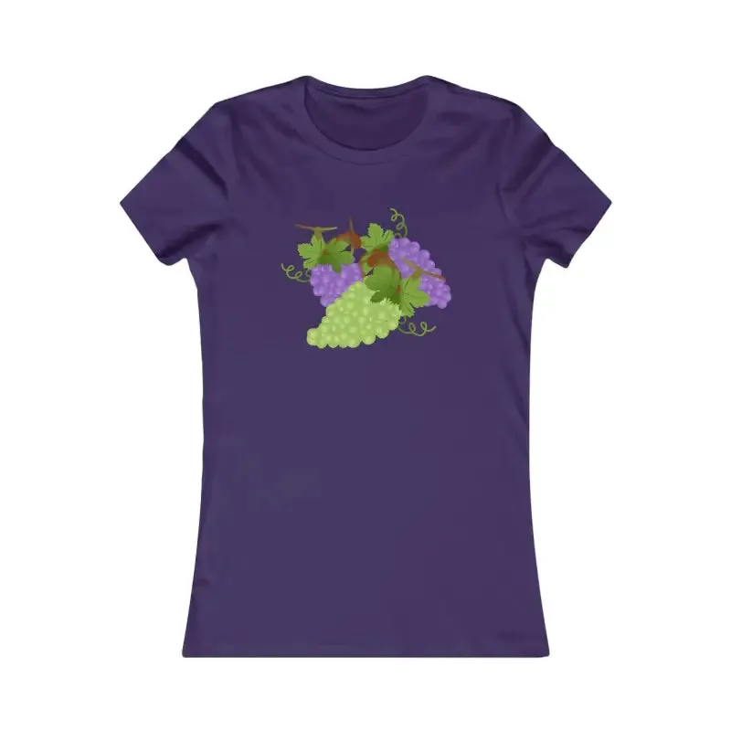 Womens Favorite Tee Vibrant Grapes Chic t Shirt