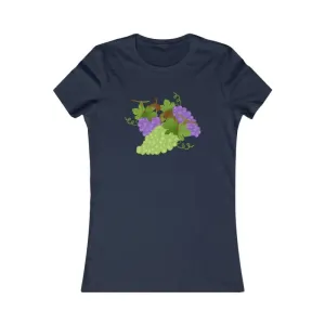 Womens Favorite Tee Vibrant Grapes Chic t Shirt