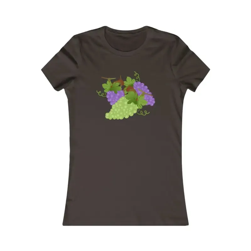 Womens Favorite Tee Vibrant Grapes Chic t Shirt