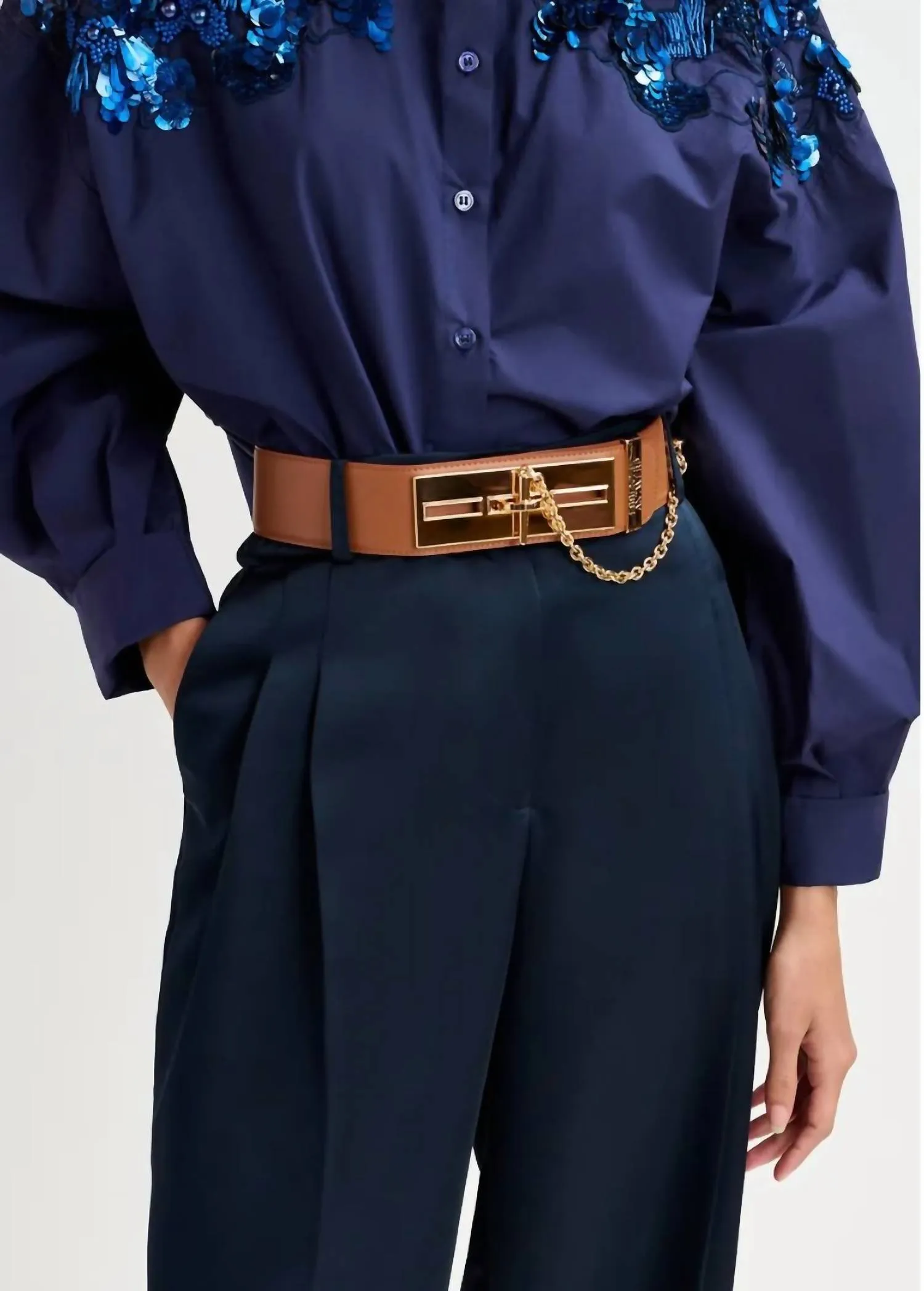 Women's Gamme Belt In Brown
