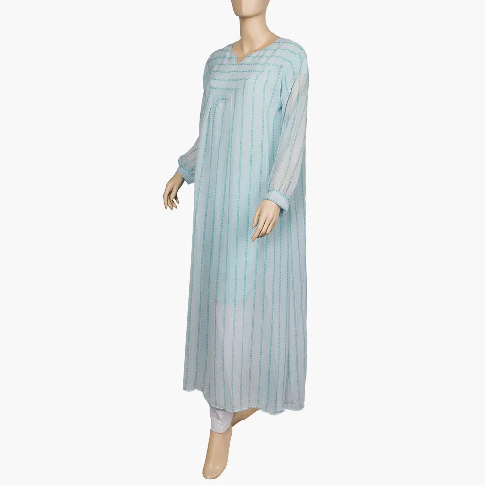 Women's Long Maxi - Cyan
