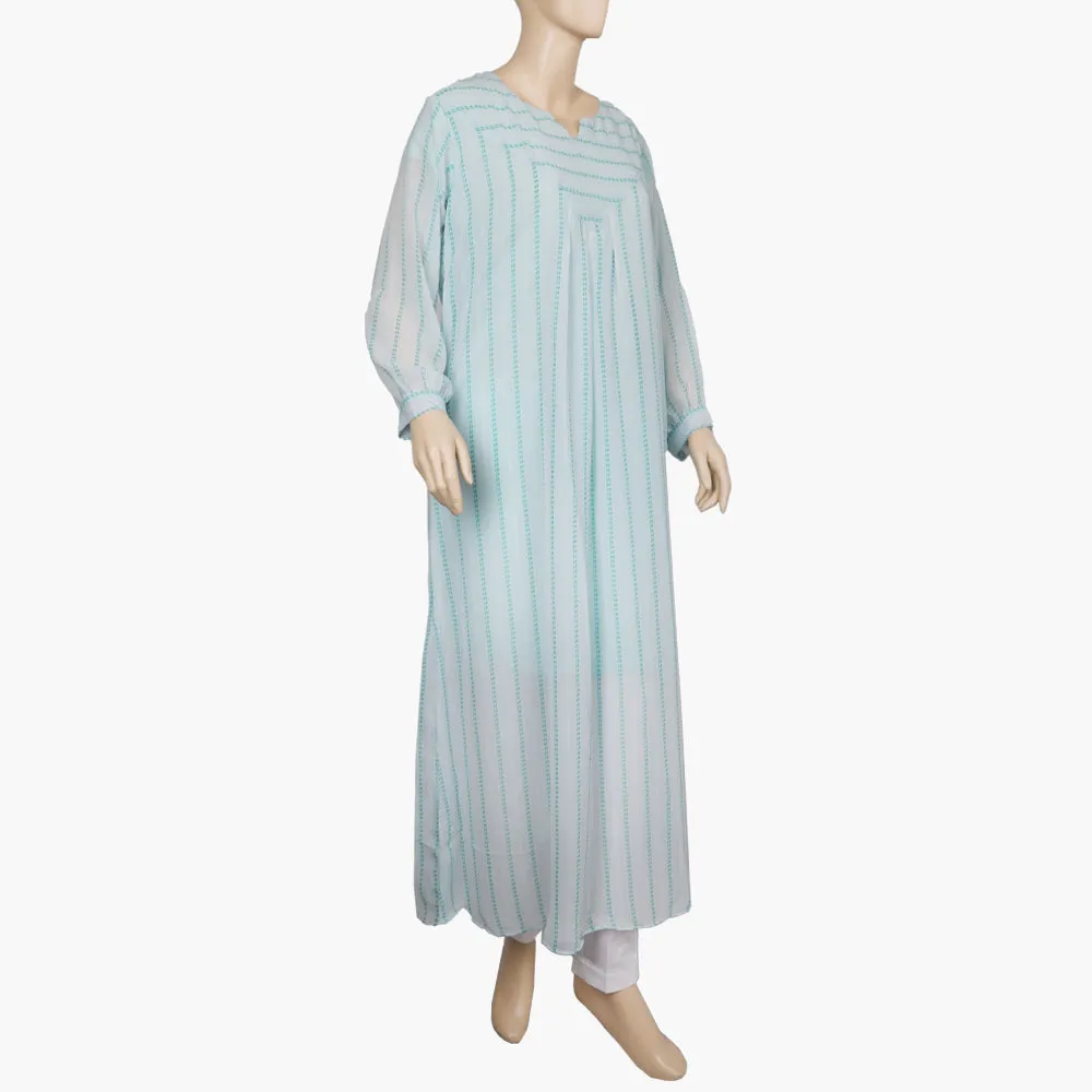 Women's Long Maxi - Cyan