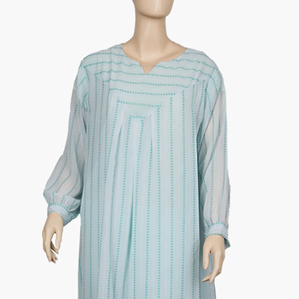 Women's Long Maxi - Cyan