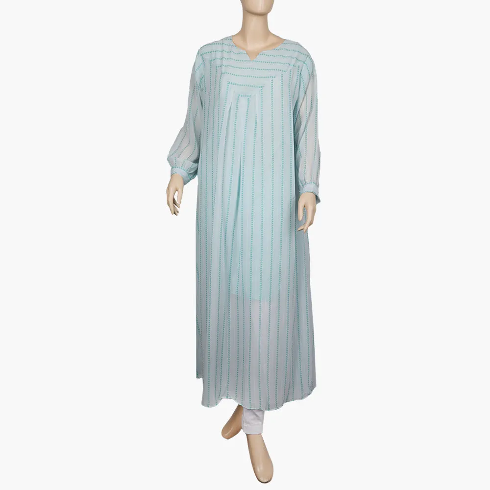 Women's Long Maxi - Cyan