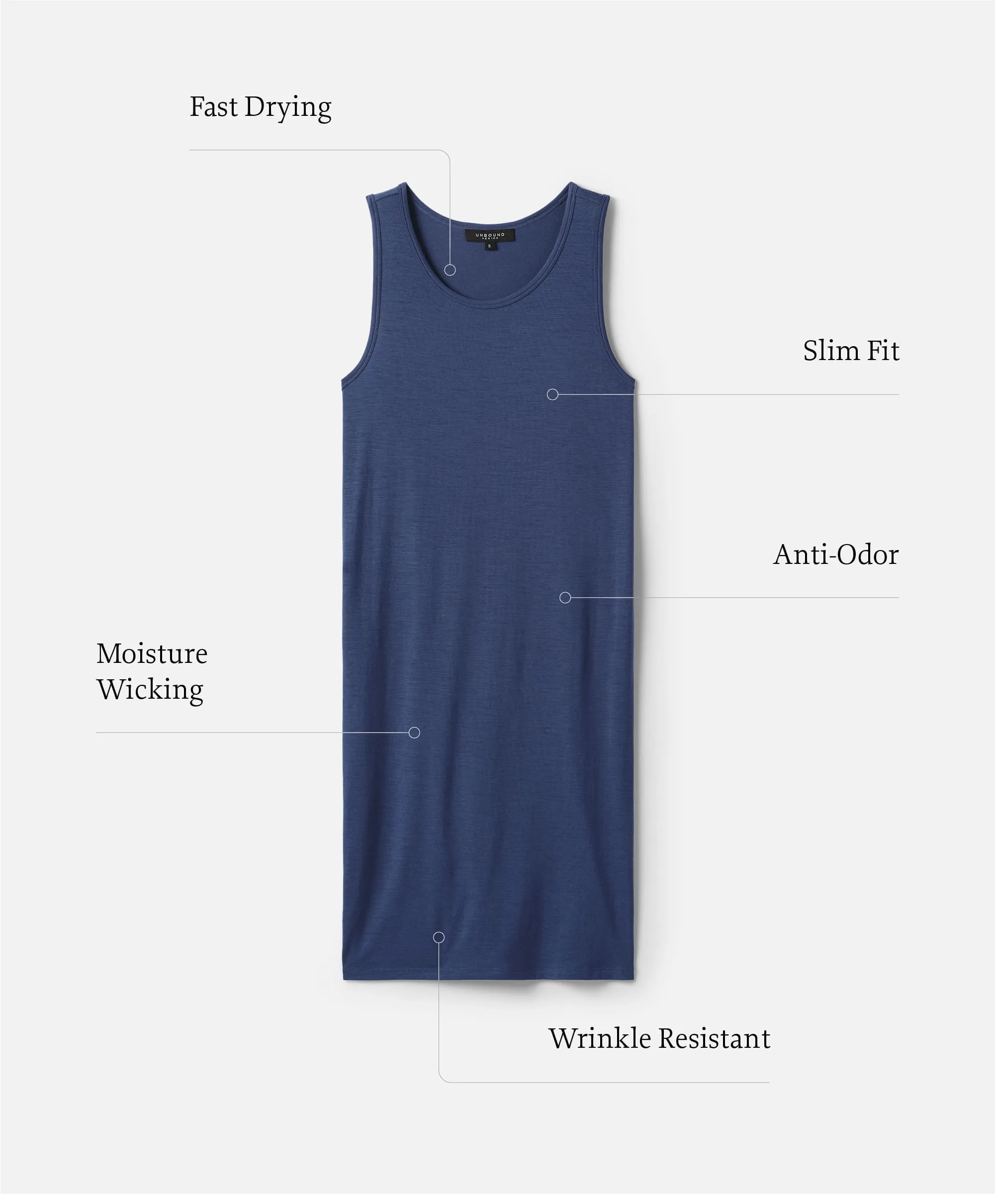Women's Mini Merino Travel Dress