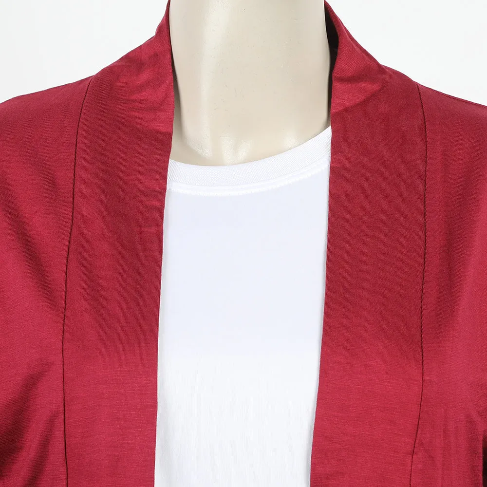 Women's Shrug - Maroon
