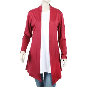 Women's Shrug - Maroon