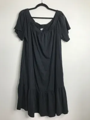 Womens Size 1x Misses Black Lands End Dress