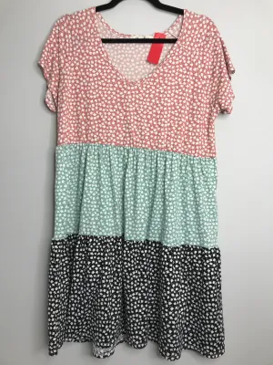 Womens Size Sm Misses Orange Haptics Dress