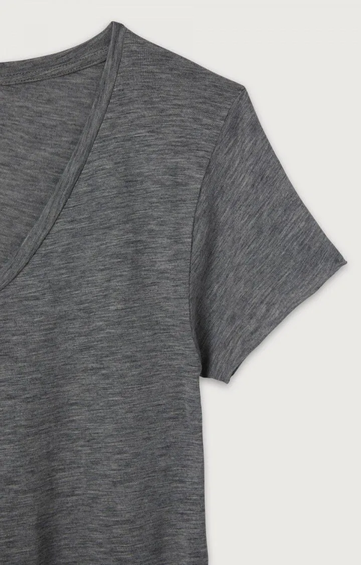 WOMEN'S T-SHIRT SS JACKSONVILLE - CHARCOAL MELANGE