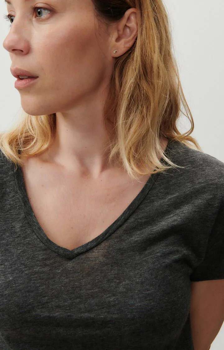 WOMEN'S T-SHIRT SS JACKSONVILLE - CHARCOAL MELANGE