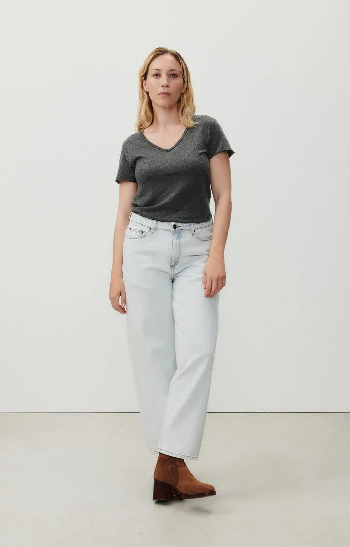WOMEN'S T-SHIRT SS JACKSONVILLE - CHARCOAL MELANGE