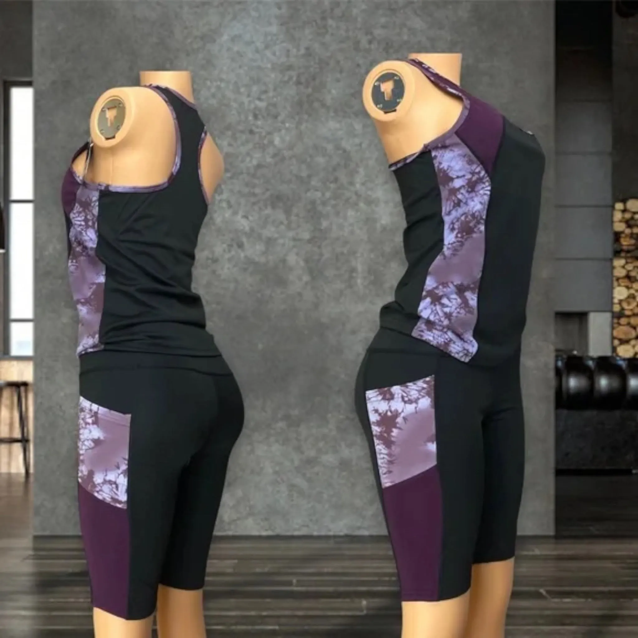 Women's Yoga, Workout, Gym, Running, jogging top & shorts set