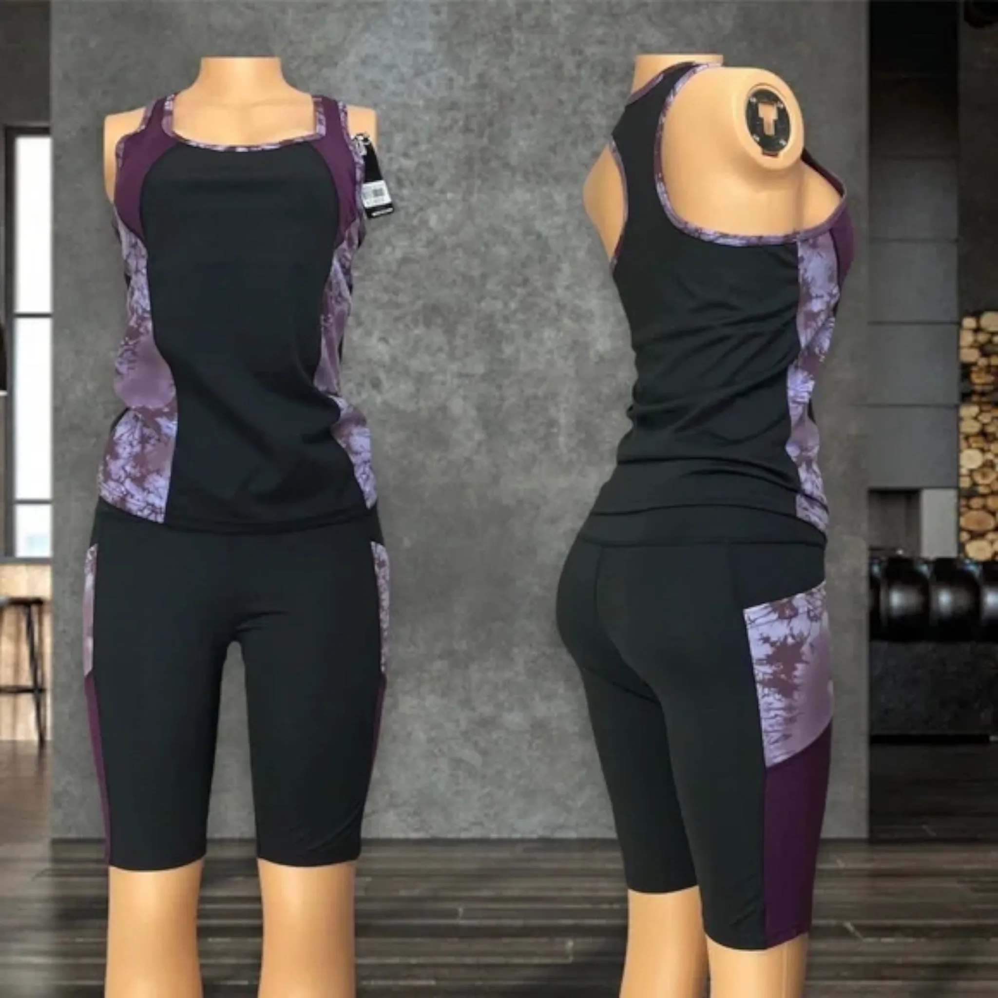 Women's Yoga, Workout, Gym, Running, jogging top & shorts set