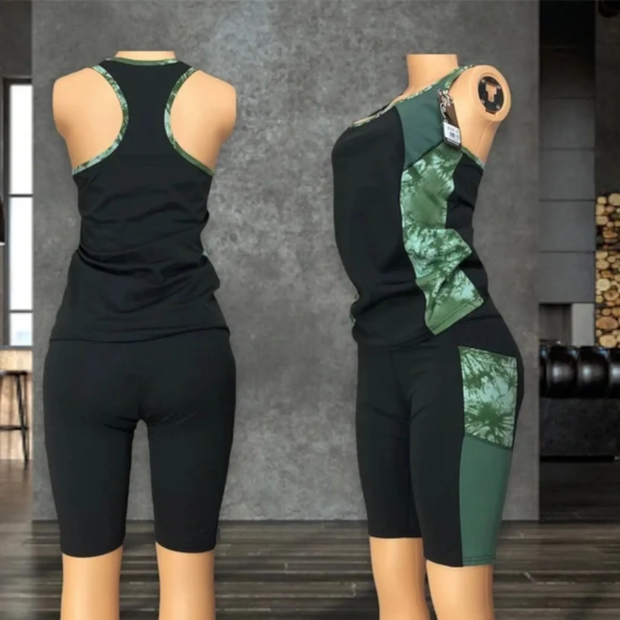 Women's Yoga, Workout, Gym, Running, jogging top & shorts set