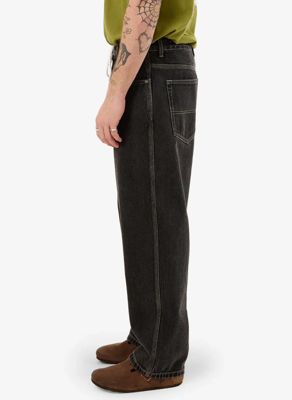WORSHIP SUPPLIES BE COOL BIG LOUNGER JEAN - BLACK RINSE