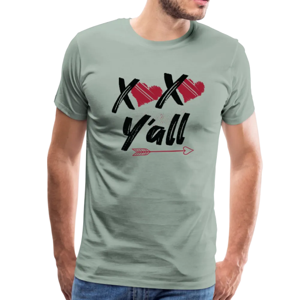 XOXO Y'all Valentines Day Men's Premium T-Shirt (CK1682U)