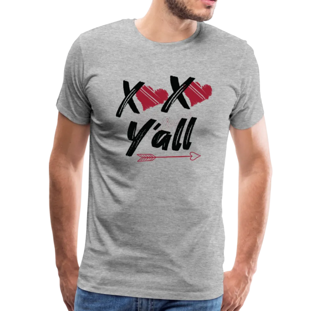 XOXO Y'all Valentines Day Men's Premium T-Shirt (CK1682U)