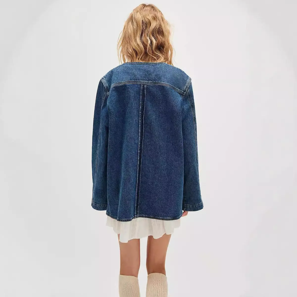 YLENIA - Oversized Denim Jacket