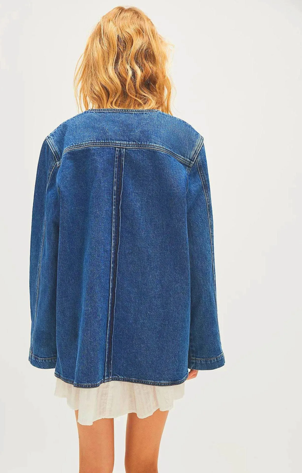 YLENIA - Oversized Denim Jacket