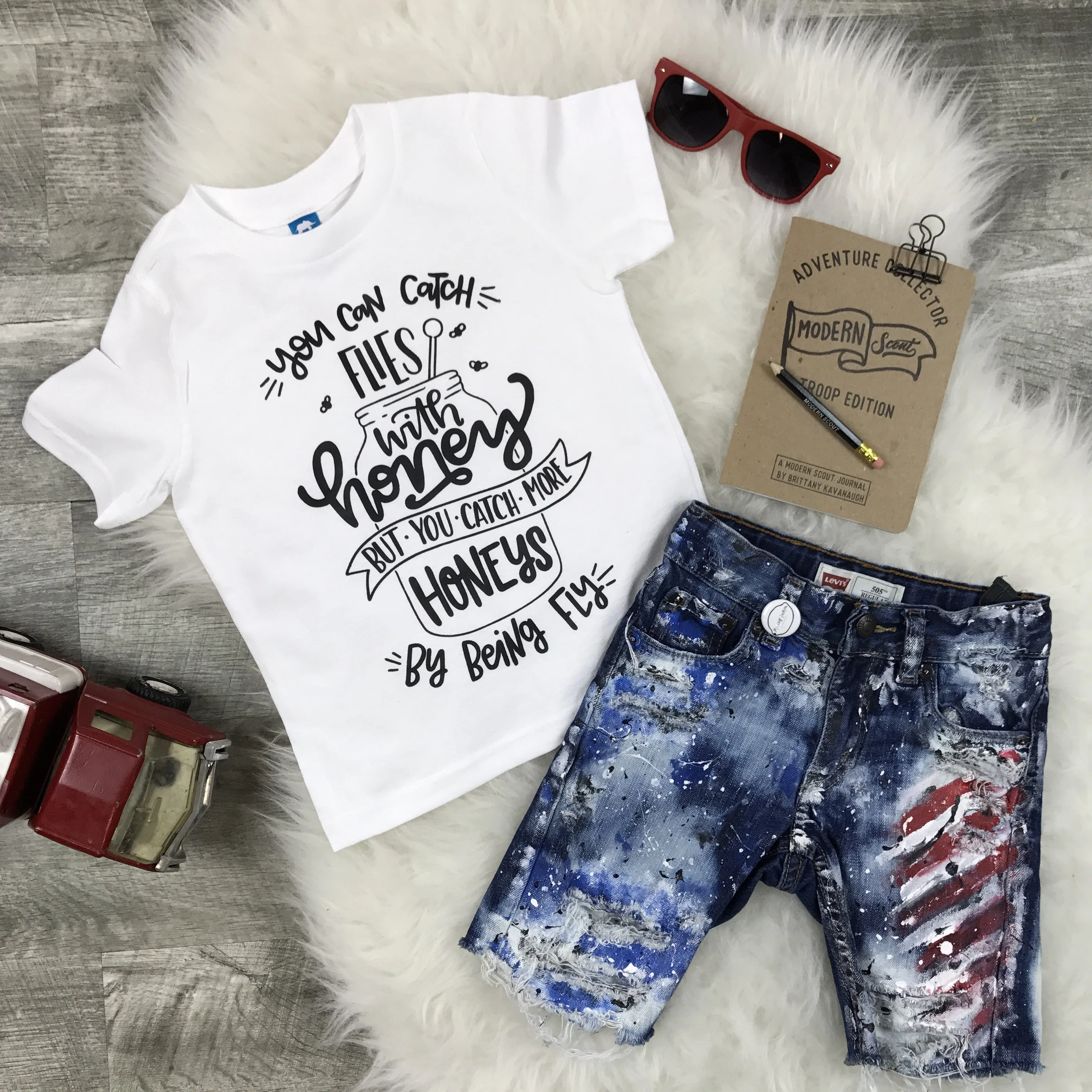 You Can Catch More Honeys By Being Fly Toddler Tee