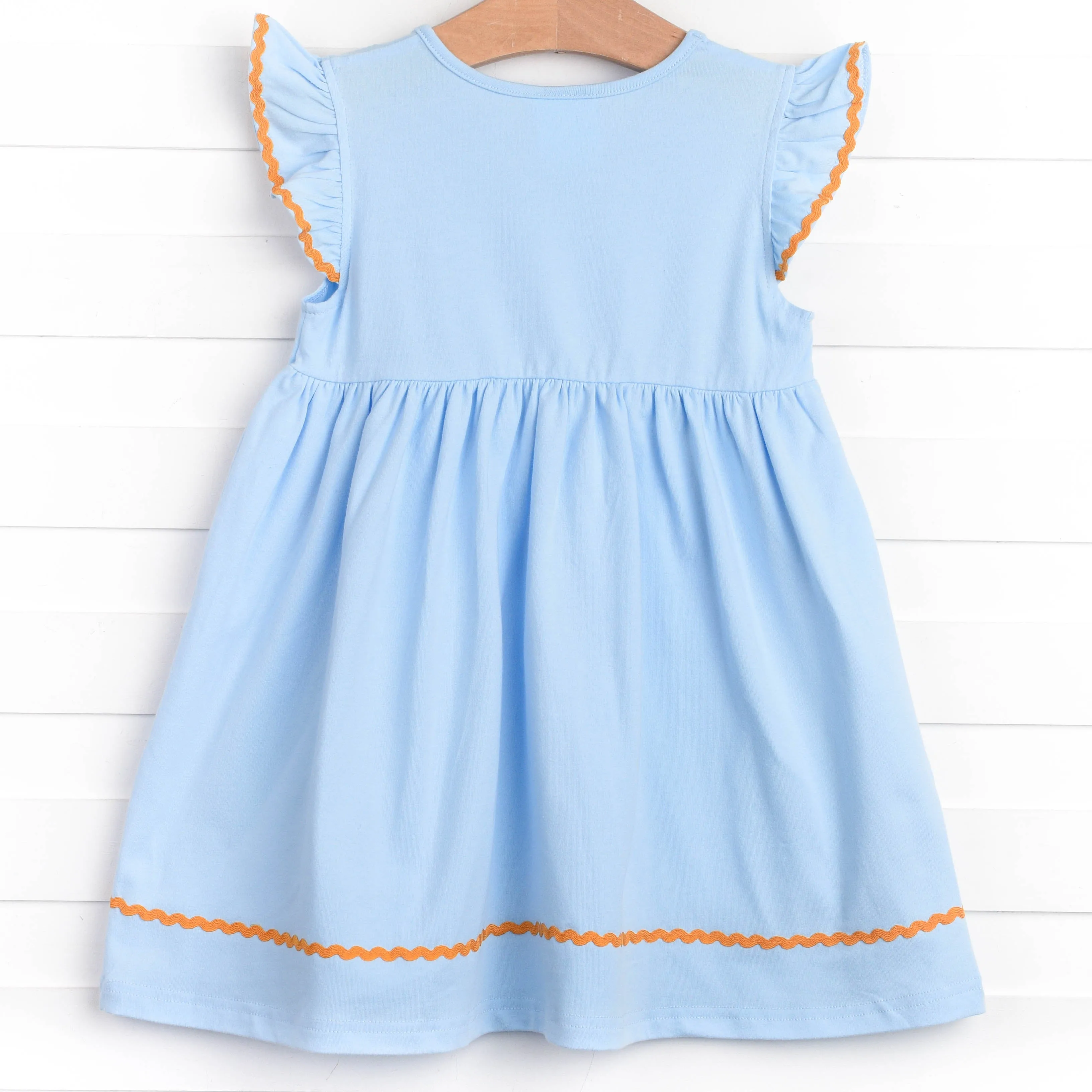 Zest Friends Applique Dress, Blue