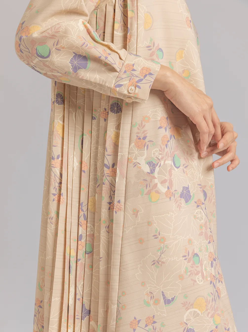 ZIA DRESS LIGHT CREAM